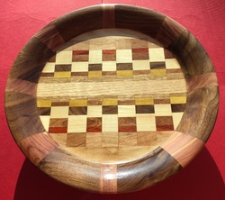 Mosaic bowl, Flat bottom