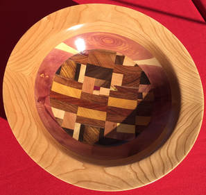 Cherry/Cedar Mosaic bowl