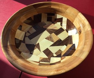 Mosaic Wood Bowl