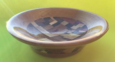 Mosaic Wood Plate